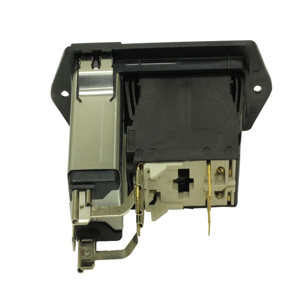 Switch Inlet AC with Line Breaker SW and Filter 15A 250V AC Switch Inlet AC with Line Breaker SW and Filter 15A 250V AC