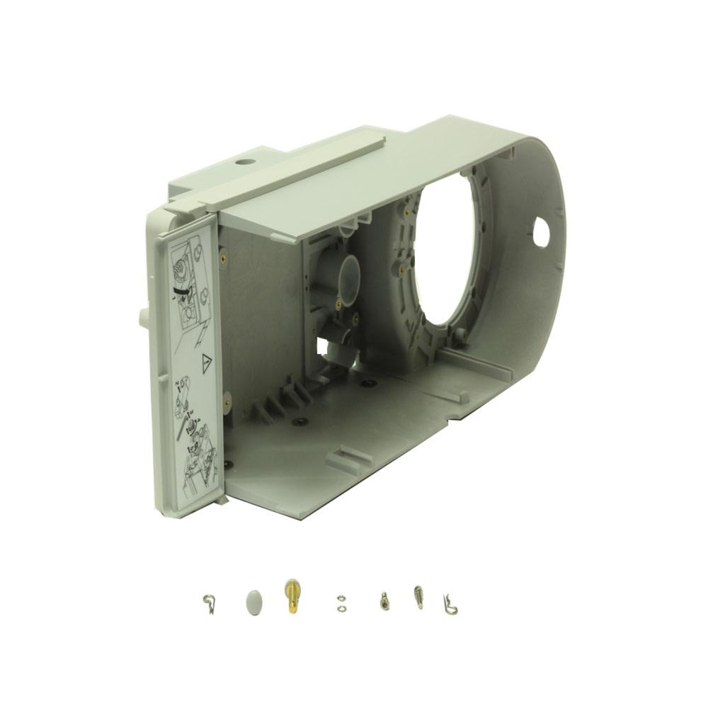 Base de montagem do sistema respiratório, com porta de acesso e alça de apoio Base de montagem do sistema respiratório, com porta de acesso e alça de apoio