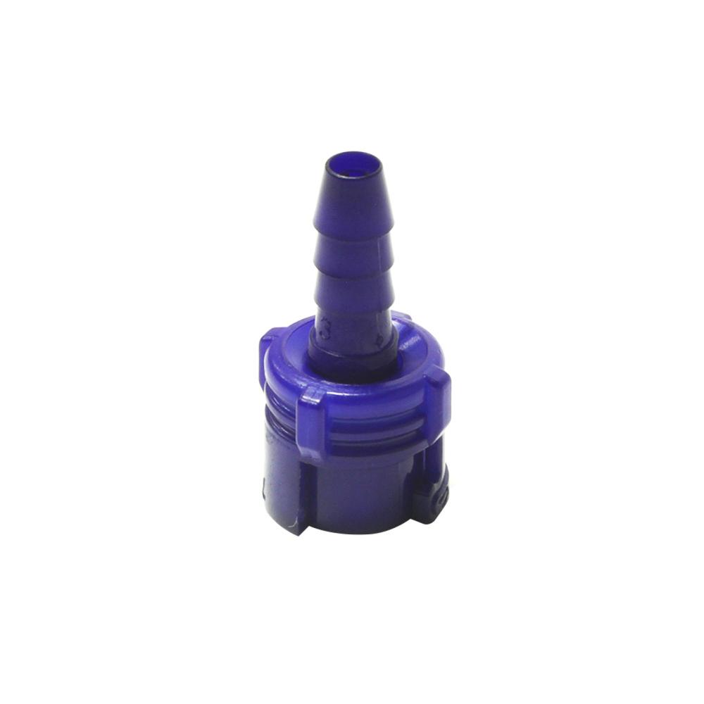 Coupling Inline Blue BCG Body Half 4mm Hose Barb Coupling Inline Blue BCG Body Half 4mm Hose Barb