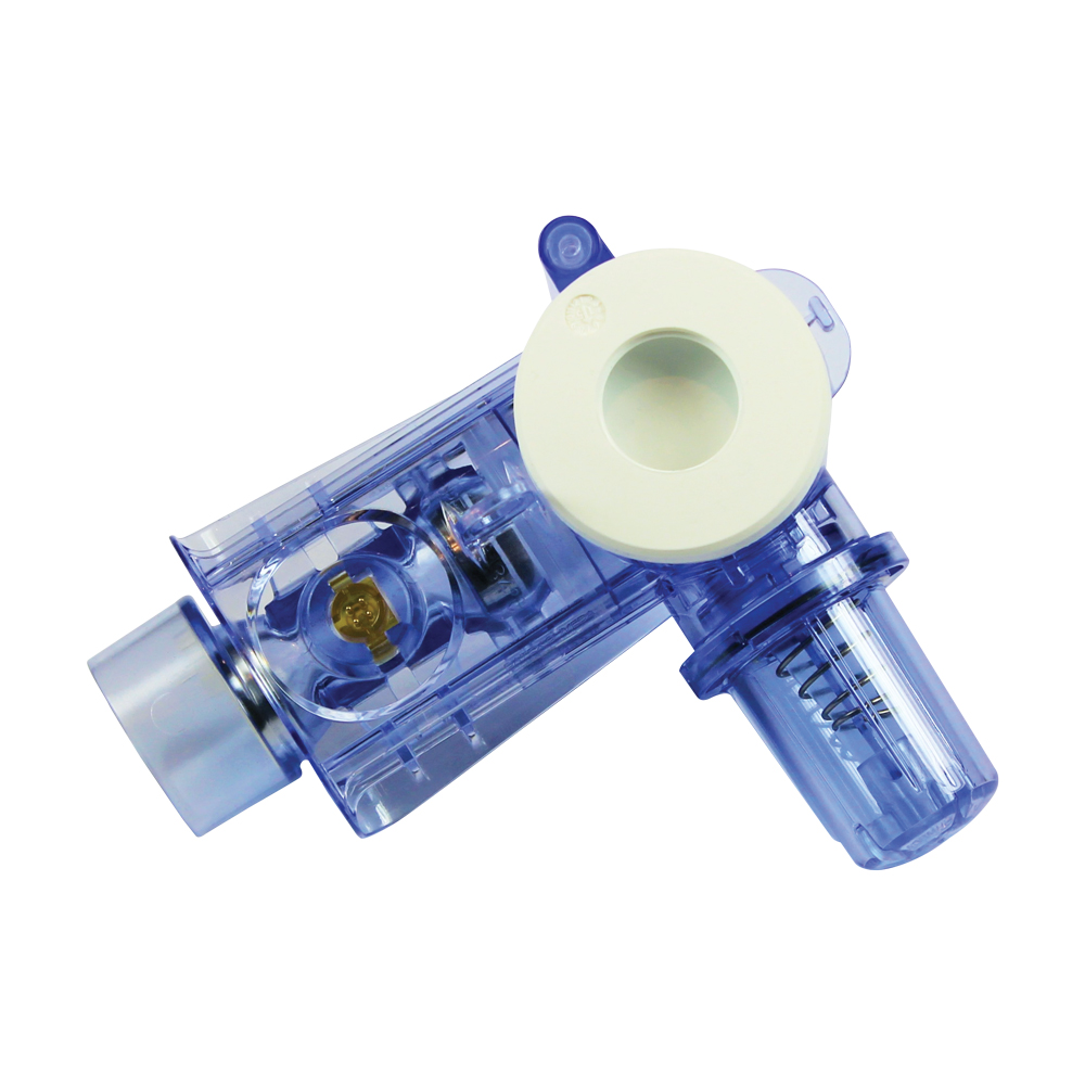 Válvula exalatória com sensor de fluxo e diafragma com 1 unidade (uso único por paciente)