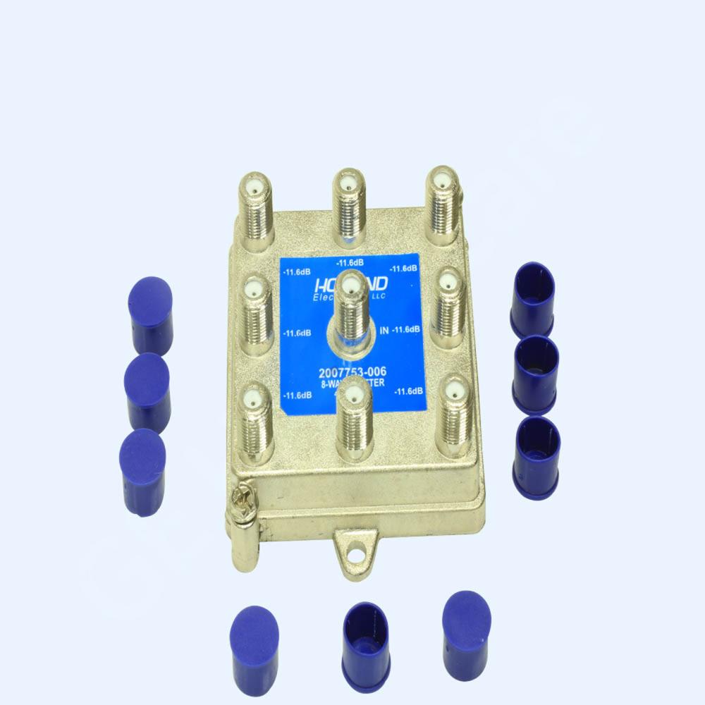 Radio Frequency (RF) Splitter F Connector 8-Way Radio Frequency (RF) Splitter F Connector 8-Way