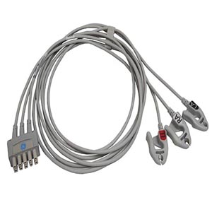ECG Leadwire set, 3-lead, grabber, AHA, 130 cm/ 51 in ECG Leadwire set, 3-lead, grabber, AHA, 130 cm/ 51 in