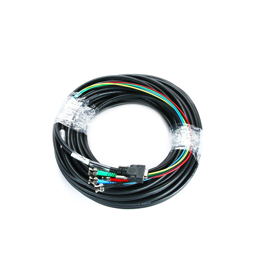 5 BNC Connector Male to High Definition 15 Male 75 Feet 5 BNC Connector Male to High Definition 15 Male 75 Feet