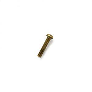 Slotted Round Head Brass Machine Screw 10-32 x 1 Slotted Round Head Brass Machine Screw 10-32 x 1