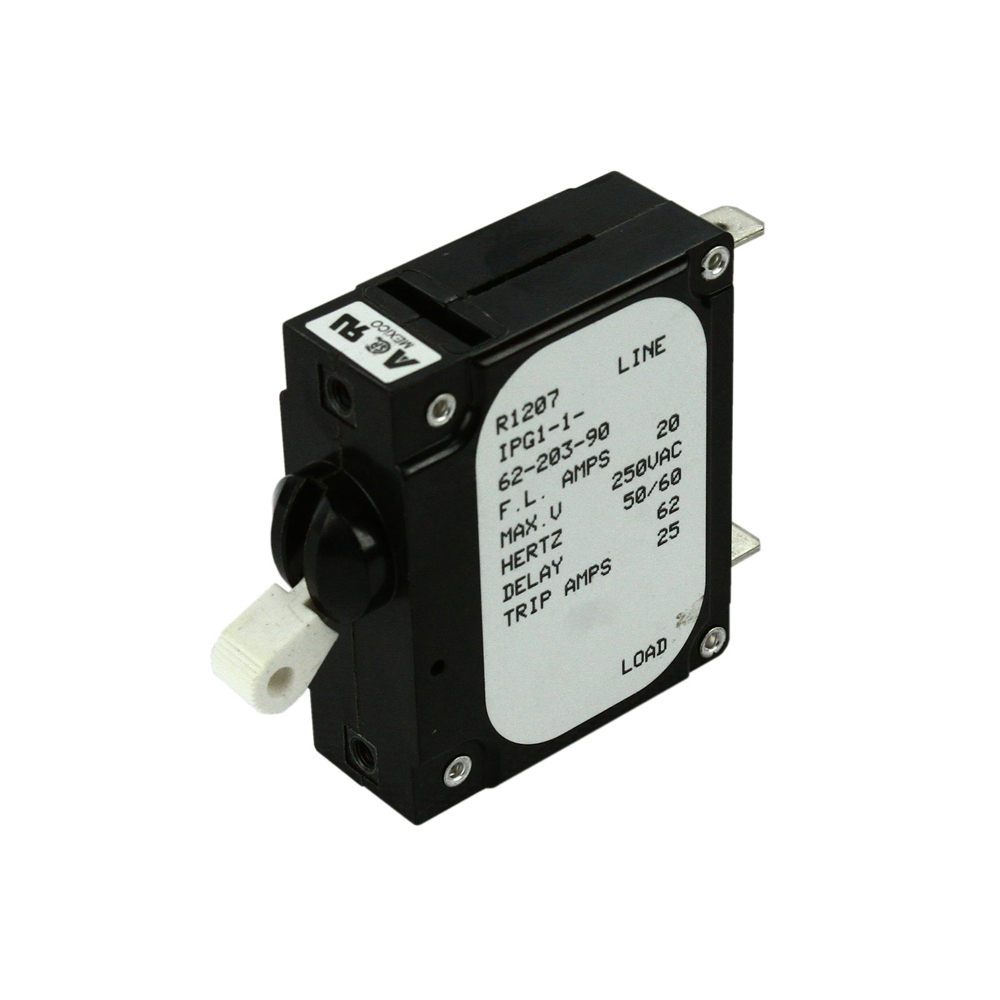 1 POLE, 20 AMP, STD TIME DELAY, 1 POLE, 20 AMP, STD TIME DELAY,