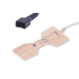 Sensor SpO2 Nellcor para dedo, Max-A, adulto, descartável, 24/pacote
