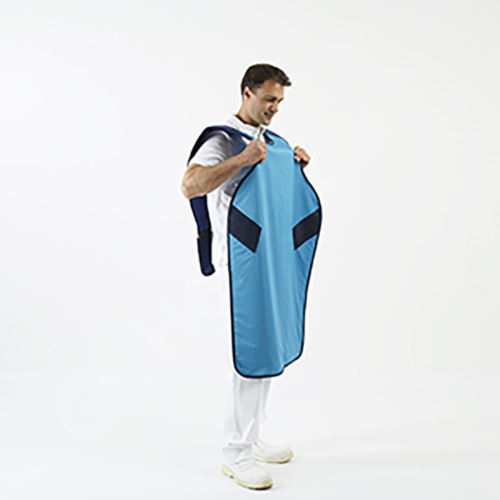 MAVIG Front Apron, model RA650 Ergonomic, lead eq 0.5-0.25 mm, size small, color Ocean MAVIG Front Apron, model RA650 Ergonomic, lead eq 0.5-0.25 mm, size small, color Ocean