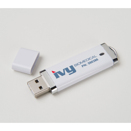 Cartão de Memória USB (1GB) com Software ECG Viewer